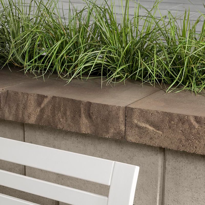 BRANDON CAP SLATE CHESTNUT BROWN | Techo-Bloc